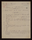 Thumeries (59) : réponses au questionnaire sur le territoire occupé par les armées allemandes
