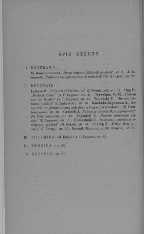 Teki Historyczne (1948; Tome II, n°1-4)  Autre titre : Cahiers d'Histoire - Historical Papers