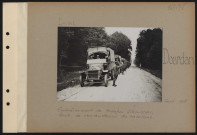 Dourdan. Entraînement de troupes siamoises. École de conducteurs de camions