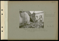 Rosendäel. Hôpital civil de Dunkerque. Pavillon de la maternité bombardé par les avions allemands le 10-9-17