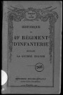 Historique du 49ème régiment d'infanterie