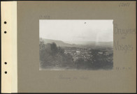 Bruyères en Vosges. Panorama du village