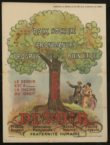 Le devoir est à la racine du droit