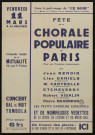 Fête de la chorale populaire de Paris