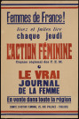 Femmes de France ! Lisez et faites lire chaque jeudi L'action féminine