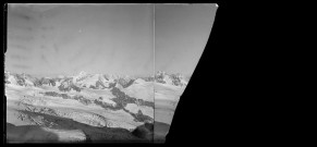 Le Grand Combin et Glacier de Ferpècle vus de la Dent Blanche