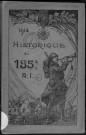 Historique du 135ème régiment d'infanterie