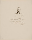 (Amiral William Thomas Sampson, autographe et signature, 12 avril 1901)
