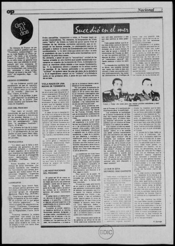Opción. N° 24, octubre 1980 Sous-Titre : Facsimil reproducido en el exterior Autre titre : Opción (Buenos Aires)