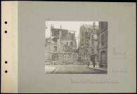 Nancy. Maison 61 rue du Faubourg Saint-Jean bombardée le 4 janvier