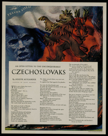 An open letter to the unconquerable Czechoslovaks
