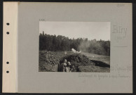 Bitry (près). Éclatement de grenade à main "Excelsior"