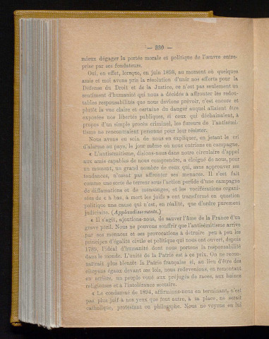 Mai 1901 - Bulletin officiel de la Ligue des Droits de l'Homme