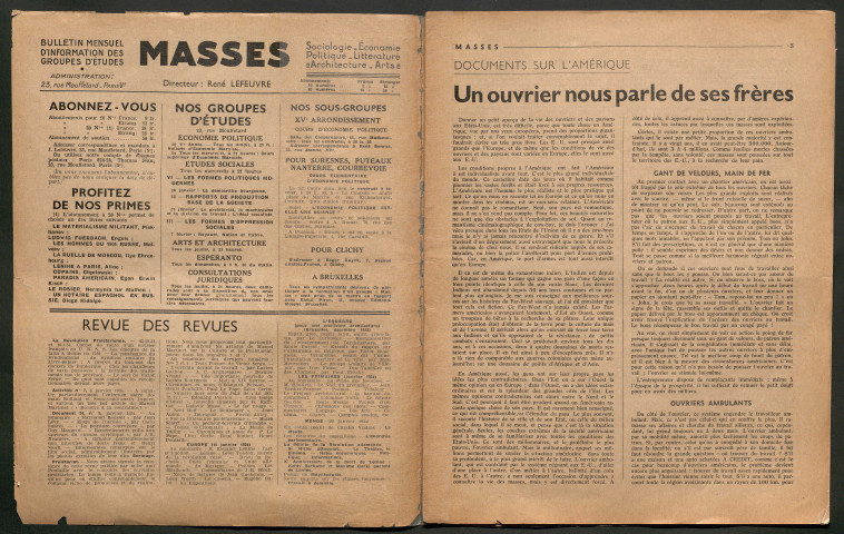 1934 - Masses