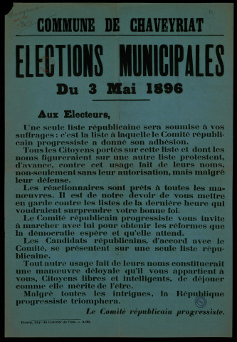 Elections Municipales : La République progressiste triomphera