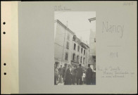 Nancy. Rue de Jarville. Maison bombardée par un avion allemand