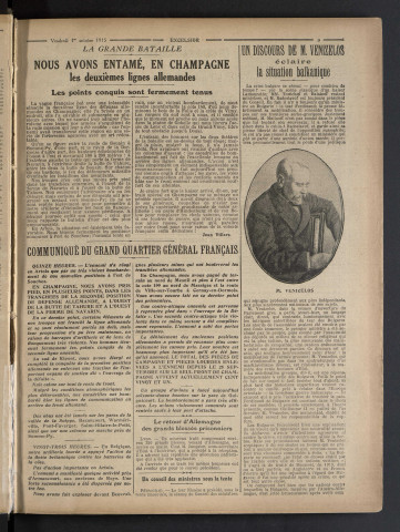 Excelsior - 1915 (octobre-décembre)