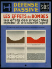Défense passive : les effets des bombes, les effets des projectiles dépendent : 2°. De la nature de l'objectif