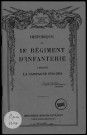Historique du 18ème régiment d'infanterie