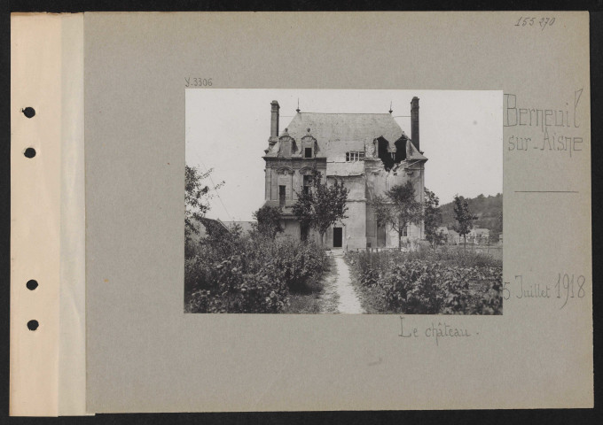 Berneuil-sur-Aisne. Le château