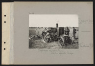 Laverrière. Expériences de motoculture : tracteur agricole Scemia