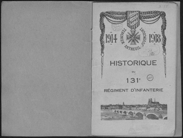Historique du 131ème régiment d'infanterie