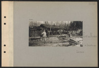 Forêt de Mondon. La scierie