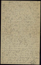 Lettre d'un ancien prisonnier, Brive, le 5 avril 1919.