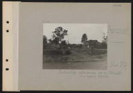 Avricourt. Destructions systématiques par les Allemands : la mairie détruite