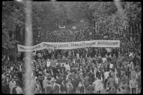 Mai 1968 : manifestation du 13 mai de la gare de l'Est à Denfert-Rochereau