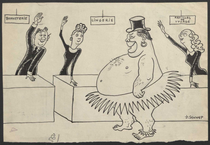 (Fonds Sennep. Dessins de presse. Paris Soir 1937)