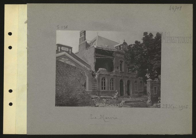 Méharicourt. La mairie