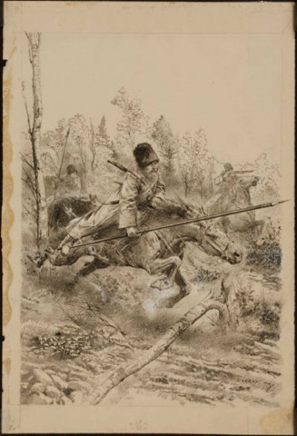 (Cosaques chargeant) 1914