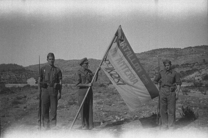 Drapeau du IIIe bataillon de la XIIIe brigade internationale