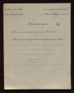 Caudry (59) : réponses au questionnaire sur le territoire occupé par les armées allemandes et par les armées françaises et alliées