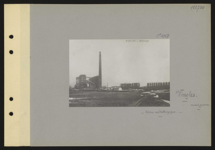Wingles. Usine métallurgique