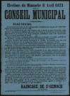 Élections du Dimanche 6 Avril 1873 : Candidature Haincque de St-Senoch