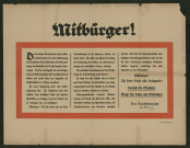 Mitbürger !