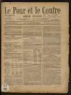 Le Pour et le Contre - Année 1916 - Numéros 9 à 20