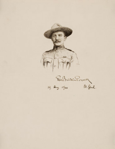 (Général R.S.S. Baden-Powell, signature) 19 août 1901