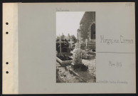 Margny-aux-Cerises. Le cimetière : tombes allemandes