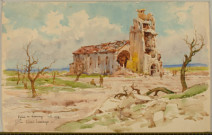 Eglise de Limey (Meurthe-et-Moselle), oct. 1918