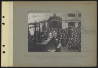 Bruxelles. Palais de la nation. Tribune de la Chambre des représentants. Discours du président Poincaré