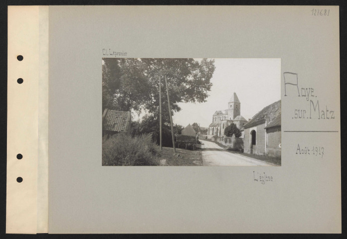Roye-sur-Matz. L'église