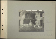 Nancy. Maison bombardée rue Carnot (premier obus tombé sur la ville)