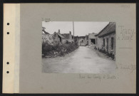 Tracy-le-Mont. Rue du Camp d'Ouette