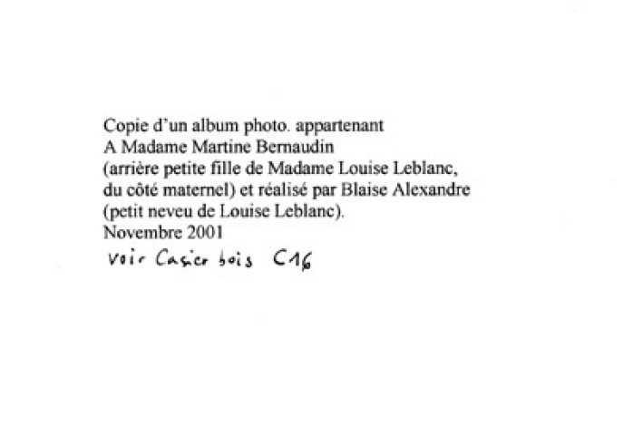 Collection Henri Leblanc. Album souvenir 30 juillet-4 août 1917