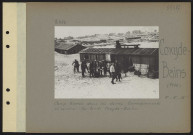 Coxyde-Bains. Camp Bador dans les dunes. Baraquements et cuisine. Au fond, Coxyde-Bains