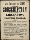 Souscription pour concourir à la libération du territoire français