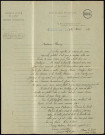 Don de Mme Florence Struve : lettres reçues par Florence Struve du 24/11/1914 au 8/5/1915.